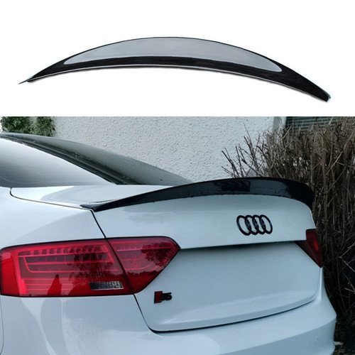 2008-2017 Audi A5 Carbon Fiber Ducktail Trunk Spoiler | B8 B8.5