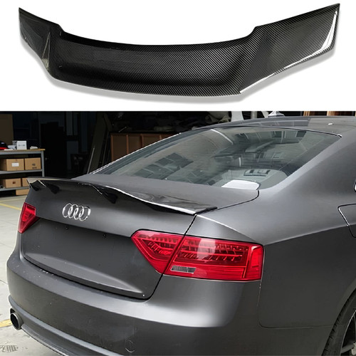 2008-2017 Audi A5 Carbon Fiber Renntech Style Trunk Spoiler | B8 B8.5