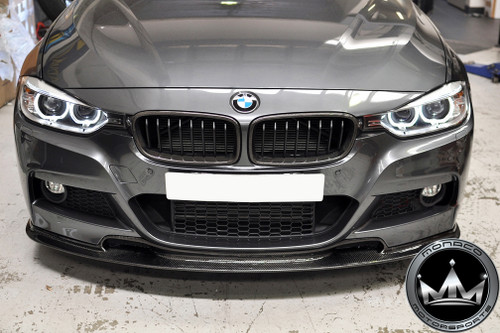 BMW 3 Series F30 Carbon Fiber Varis Style Front Lip
