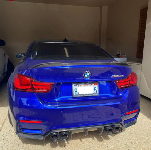 BMW F82 M4 Carbon Fiber CS Style Rear Trunk Spoiler