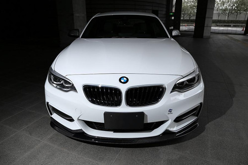 BMW F22 2 Series Carbon Fiber 3D Style Front Lip