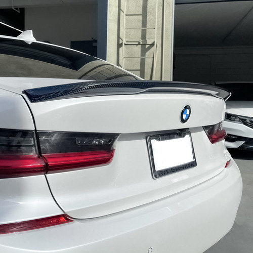 BMW M3/3 Series G80 G20 Carbon Fiber M Performance Style Trunk Spoiler