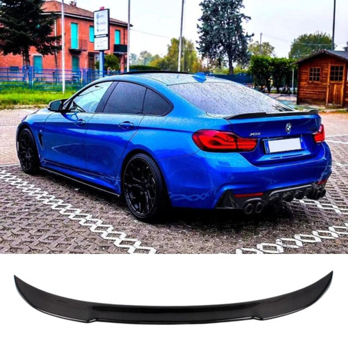 BMW 4 Series Gran Coupe F36 Carbon Fiber CS Style Trunk Spoiler