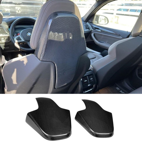 BMW M8 F91 F92 F93 Carbon Fiber 2-Piece Seat Backing