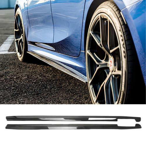 BMW 330i/M340i G20 Carbon Fiber AC Style Side Skirt Add-on Lip Extensions