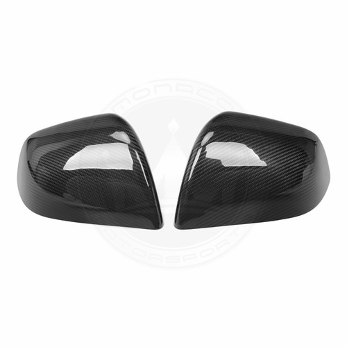 Tesla Model Y Carbon Fiber Mirror Cover Overlay