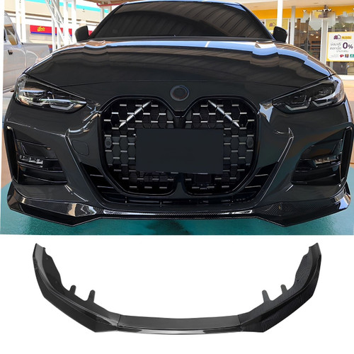 BMW G22/G23 430i M440i Carbon Fiber CS Style Front Lip + Splitters