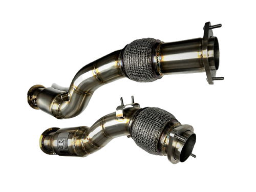 Evolution Racewerks 2017+ BMW M550i M850i X5 50i Competition Series Catless Downpipe