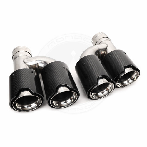 BMW M Performance H Shaped Carbon Fiber Exhaust Tips