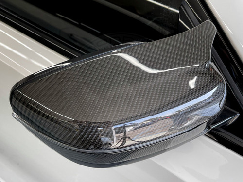 BMW 8 Series 840i M850i Carbon Fiber M Style Mirror Cover Replacements