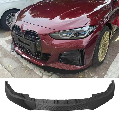 BMW G26 430i M440i Gran Coupe M Performance Style Carbon Fiber Front Lip (3 Piece)