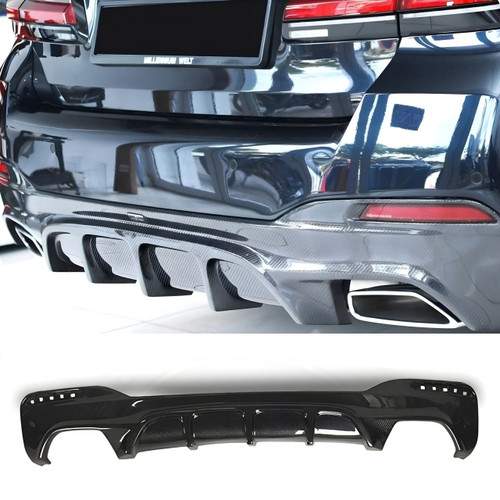 2017-2023 BMW G30 5 Series Carbon Fiber FD Style Rear Diffuser