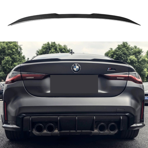 2021+ BMW M4 & 4 Series (G82/G22) Carbon Fiber M Style Trunk Spoiler