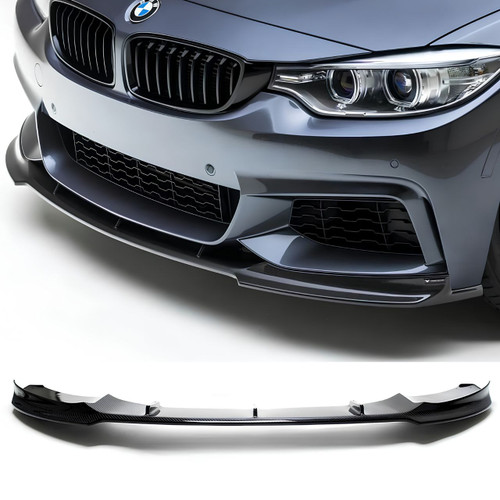 BMW 4 Series F32 F33 F36 M Sport Carbon Fiber V Style Front Lip