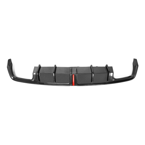 2019-2020 Audi A6 S6 KB Style Rear Diffuser with Vertical LED | C8