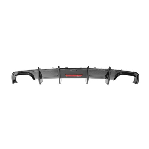2016-2018 Audi A7 S7 Carbon Fiber KB Style Rear Diffuser with LED | C7.5
