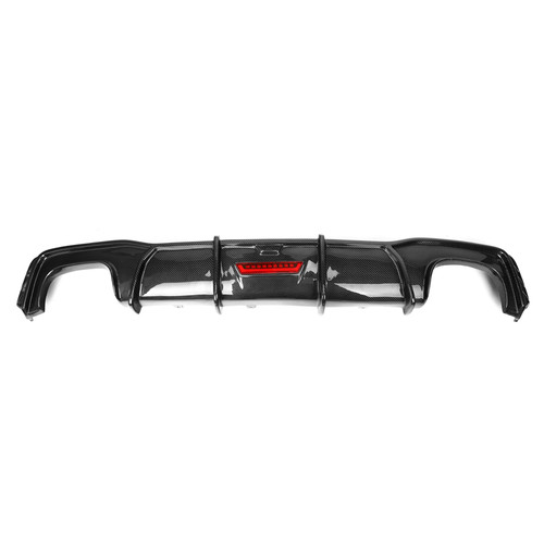 2019-2020 Audi A7 S7 KB Style Rear Diffuser with LED | C8