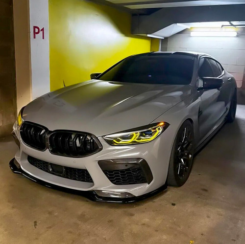 2019+ BMW M8 8 Series Yellow CSL Style DRL Laser Headlights