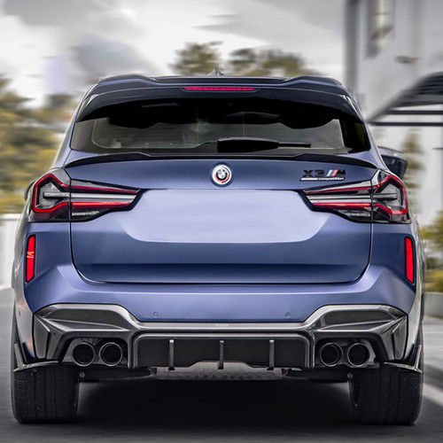 2022+ BMW X3 LCI & X3M (G01/F97) Carbon Fiber SQ Style Roof Spoiler