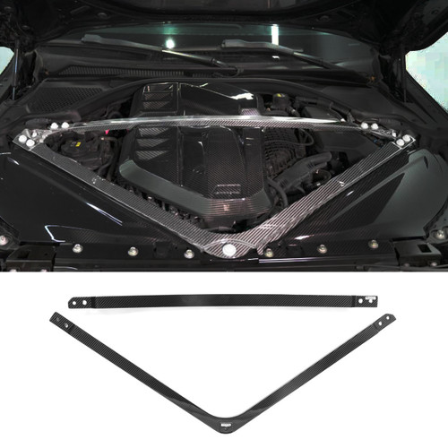 BMW M2 M3 M4 G80/G82/G83/G87 Carbon Fiber Engine Strut Brace Bars
