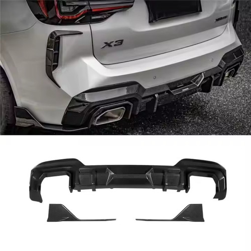 2022-2024 BMW X3M F97 Carbon Fiber SQ Style Rear Diffuser