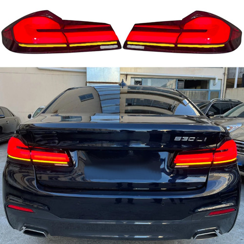 2017-2020 BMW G30 5 Series F90 M5 LCI Style Sequential LED Tail Lights