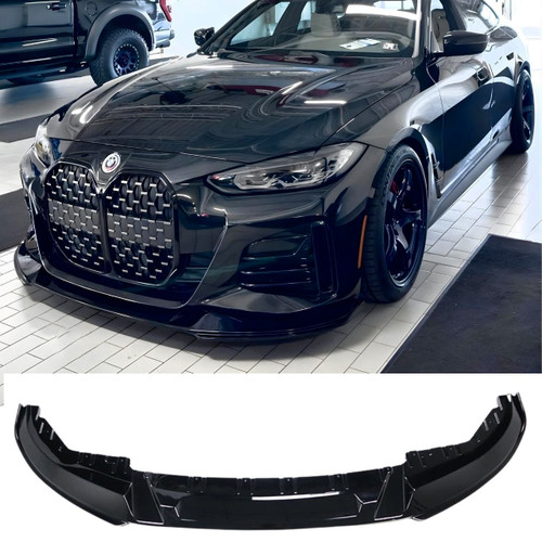 BMW G26 430i M440i Gran Coupe Gloss Black 3D Style Front Lip