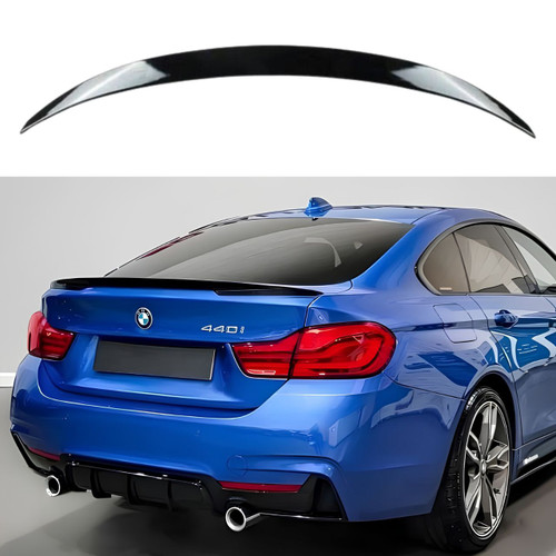 BMW 4 Series Gran Coupe F36 Gloss Black Performance Style Trunk Spoiler