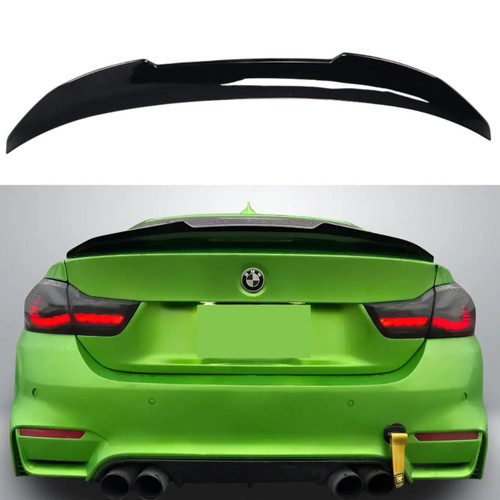 BMW 4 Series F36 Gloss Black PSM Type Rear Trunk Spoiler