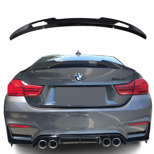 BMW F82 M4 V Style Gloss Black Rear Trunk Spoiler