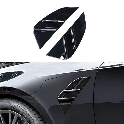 BMW 3 Series E90 Gloss Black Fender Vent Trim Set