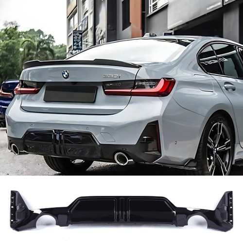 2022+ BMW G20 330i/M340i 3 Series LCI Gloss Black M Performance Style Diffuser