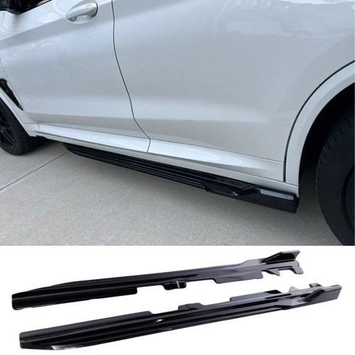 BMW X3 & X4 (G01/G02) Gloss Black M Performance Style Side Skirts (M Sport)
