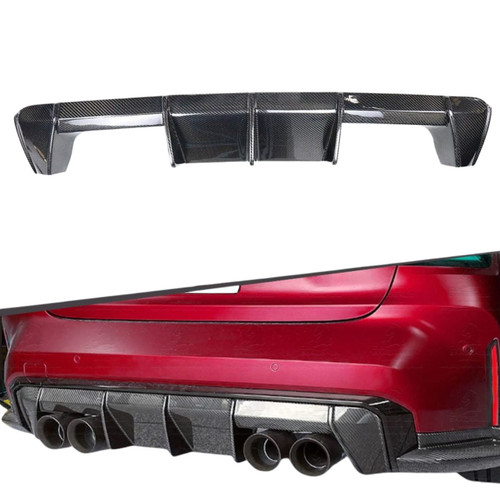 BMW G80/G82/G83 M3 M4 Carbon Fiber Euro Style Diffuser