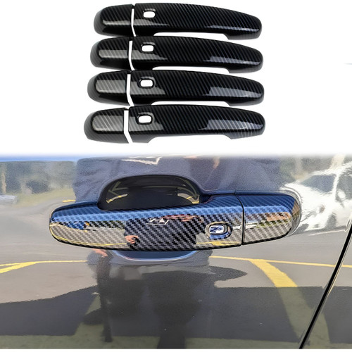 2014+ Audi A3 S3 TT Carbon Fiber Door Handle Cover Exterior Trim Set | Monaco Motorsports