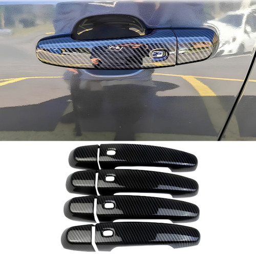 2014+ Audi A3 S3 TT Carbon Fiber Door Handle Cover Exterior Trim Set | Monaco Motorsports