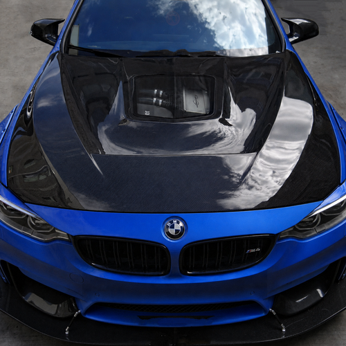 BMW M3 M4 F80/F82 Carbon Fiber IMP Style Bonnet Hood