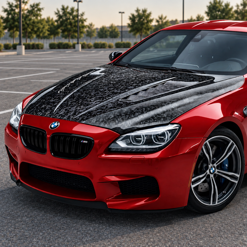 BMW M6 & 6 Series (F06 F12 F13) Forged Carbon Fiber V-style Hood