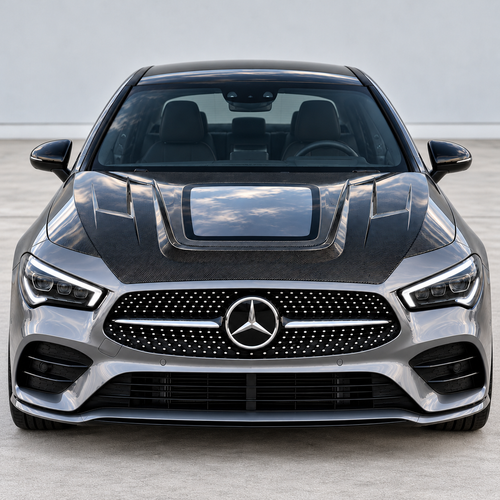 2020-2023 Mercedes-Benz CLA Class AMG IMP Style Carbon Fiber Bonnet Hood | W118