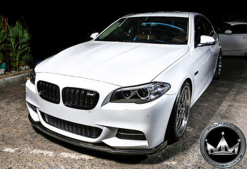 BMW F10 5 Series Hamann Style Carbon Fiber Front Lip (M Sport)