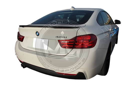 BMW 4 Series Gran Coupe F36 Carbon Fiber Performance Style Trunk Spoiler