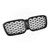 2022+ BMW X3 & X4M (G01/G02/F97/F98) Gloss Black Diamond Grilles - Monaco Motorsports