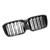2022-2025 BMW X3 & X4 M (G01/G02/F97/F98) Carbon Fiber Dual Slat Grilles