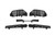 2024+ BMW G60 5 Series Dry Carbon Fiber M Performance 5 piece Rear Diffuser