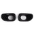 2018-2021 BMW X3 & X4 (G01/G02) Gloss Black/Silver Stainless Steel Square Exhaust Tips