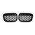 2018-2020 BMW X3/X4 & X3M/X4M (G01/G02/F97/F98) Gloss Black Diamond Style Grille