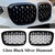 2018-2021 BMW X3 X4 & X3M X4M (G01/G02/F97/F98) Gloss Black Diamond Style Grille