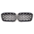 2018-2020 BMW X3/X4 & X3M/X4M (G01/G02/F97/F98) Gloss Black Diamond Style Grille