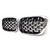 2018-2020 BMW X3/X4 & X3M/X4M (G01/G02/F97/F98) Gloss Black Diamond Style Grille