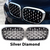 2018-2020 BMW X3/X4 & X3M/X4M (G01/G02/F97/F98) Gloss Black Diamond Style Grille